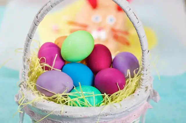 Food Coloring Chart for Easter