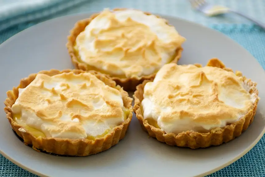 Mini Key Lime Meringue Tartlets