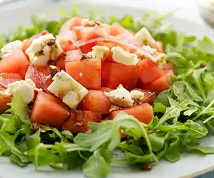 Arugula, Watermelon & Feta Salad