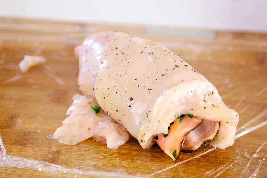 Place in the freezer to firm.