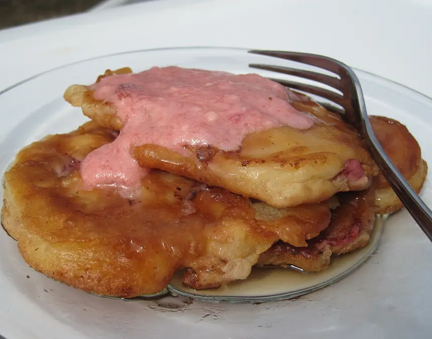 Strawberry Buttermilk Pancakes