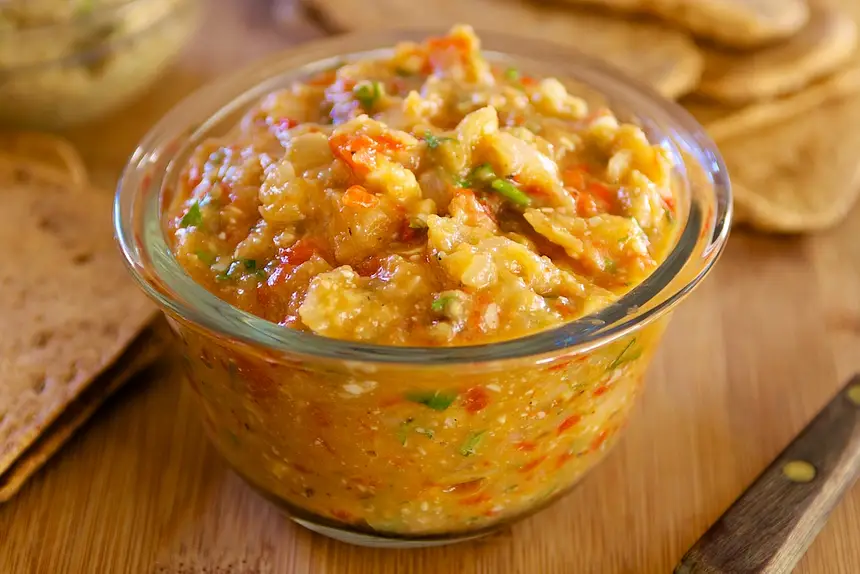 Baked Eggplant Appetizer