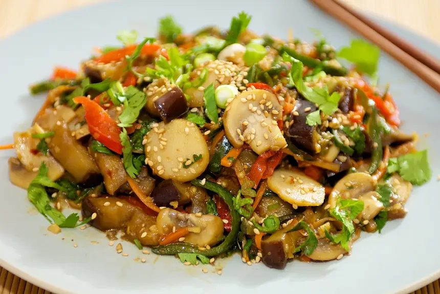 Eggplant Sichuan Style