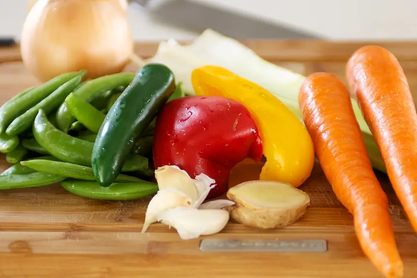 First you need these vegetables.