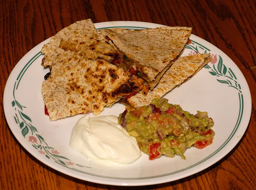 Healthy Farmer's Market Vegetarian Quesadillas