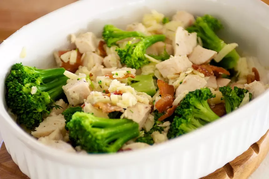 Phyllo Chicken with Bacon, Broccoli & Cheese