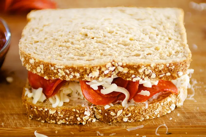 and slice of bread.