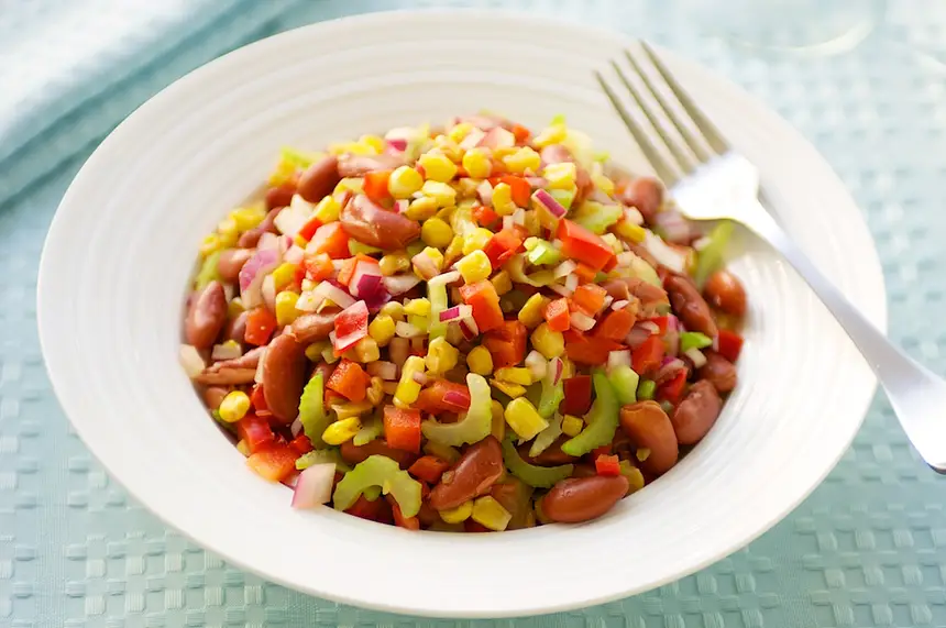 Corn & Kidney Bean Salad