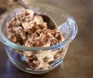 Fudgy Rocky Road Brownie Frozen Yogurt