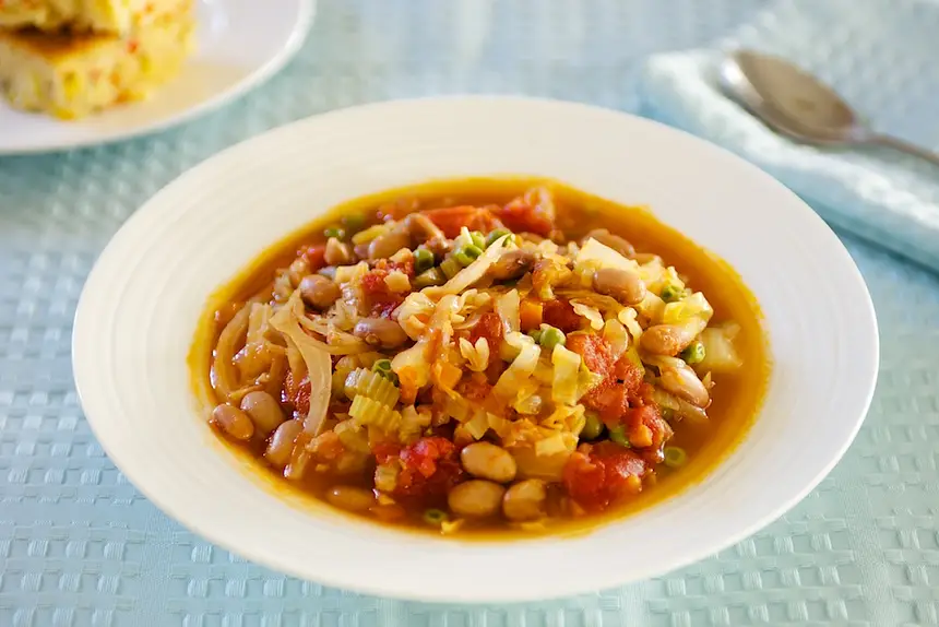 Cabbage Bean Soup