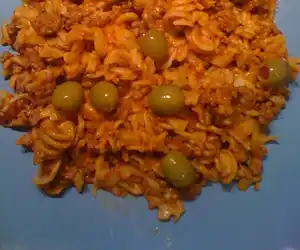 Fusilli (Pasta) Beef Skillet