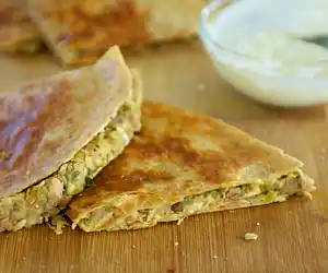 Pinto Bean & Feta Cheese Quesadillas