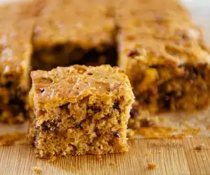 Applesauce Peanut Butter Squares