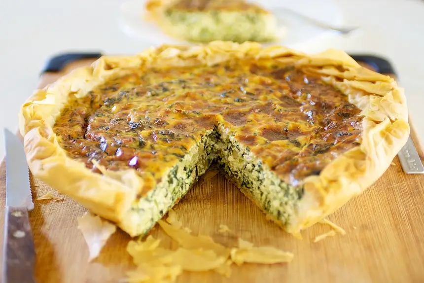 Italian Spinach Ricotta Quiche