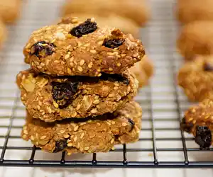 Sesame Tahini Oat Cookies