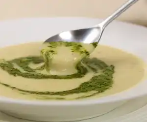Artichoke, Leek, Potato & Garlic Soup