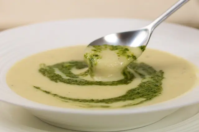 Artichoke, Leek, Potato & Garlic Soup