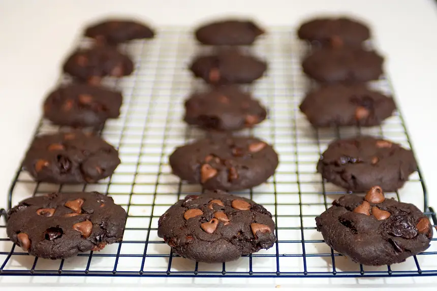 Chewy Chocolate-Cherry Cookies