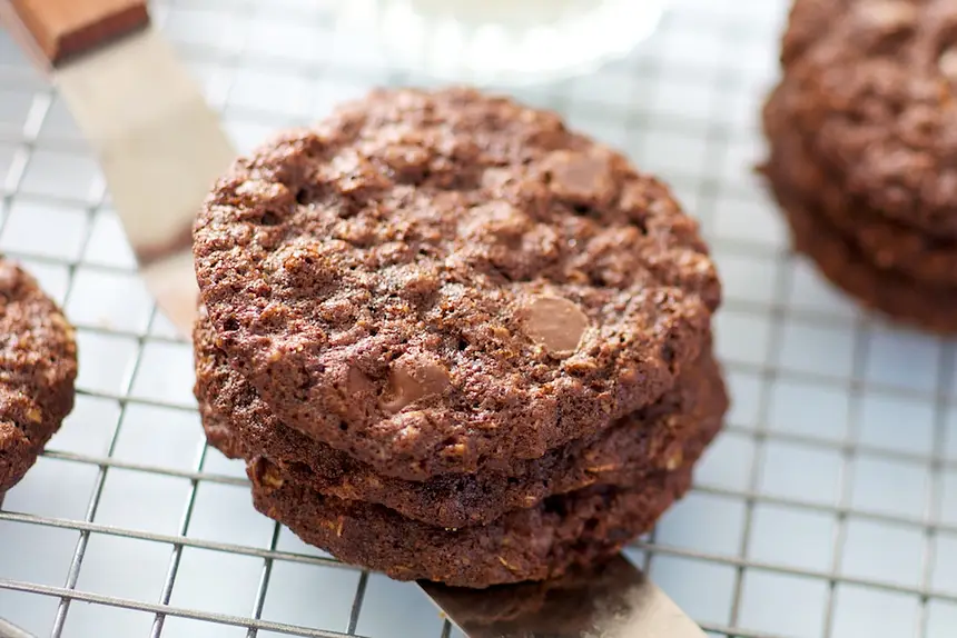 Double Chocolate Mocha Cookies