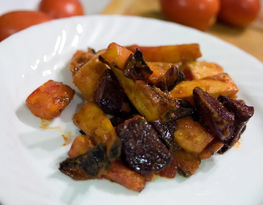 Roasted Root Salad With Carrot Vinaigrette (Thanksgiving)