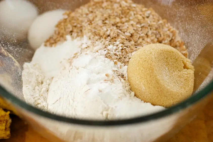 In a large bowl,