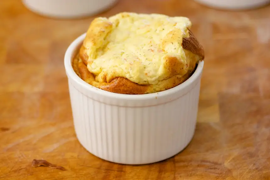 Smoked Salmon Cream Cheese Soufflé