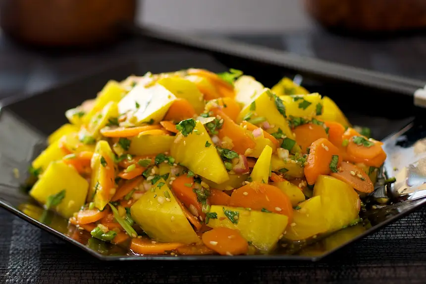Asian Beet & Carrot Salad