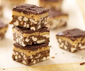 Chocolate-Peanut Butter Crispy Bars