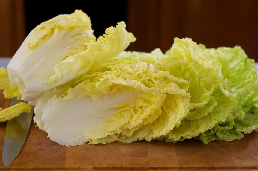 Prepare the cabbage.