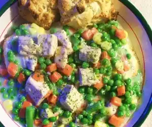 Mama D's Busy Night, Not Quite Chicken Pot Pie