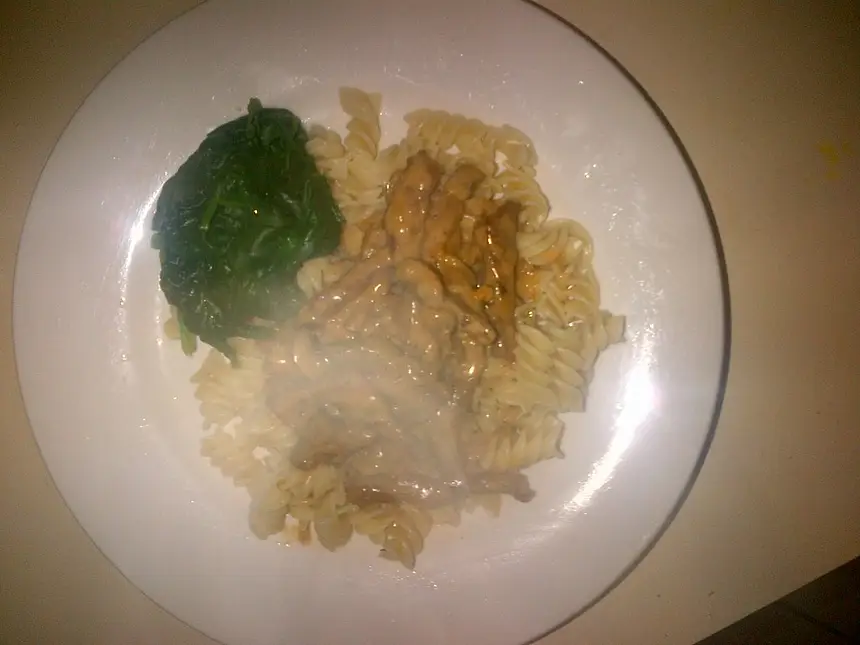 Beef Stroganoff with Cream Sauce