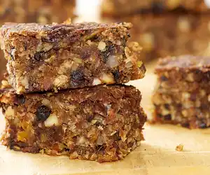 Fruity-Nutty Banana, Chocolate Granola Bars