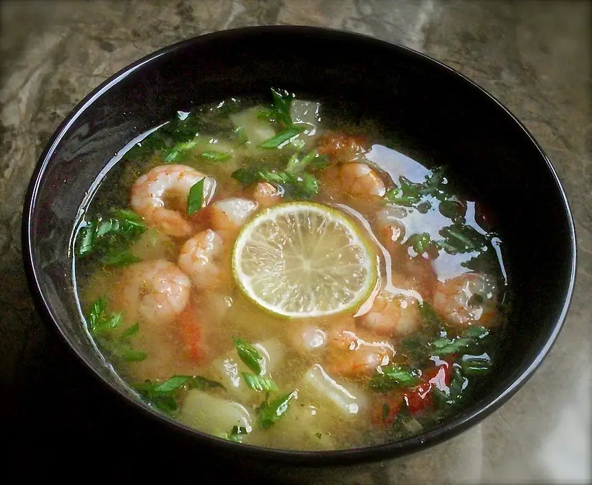 Pineapple & Shrimp Tom Yum Soup
