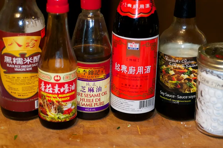 Meanwhile you need these a few bottles to make the sauce.