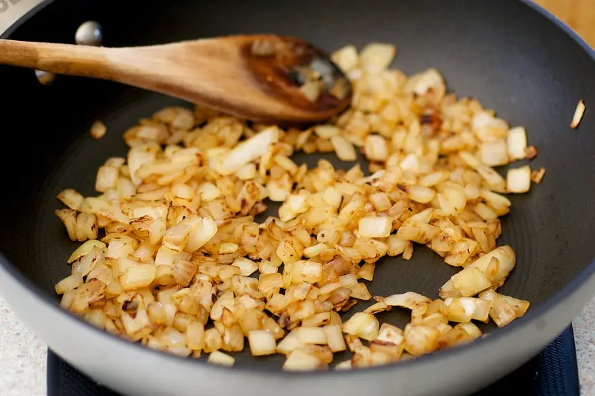 Saute onions