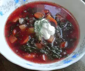 Spring Beet soup (Polish Botwina)