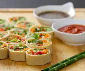 Veggie Tofu Sheet Rolls