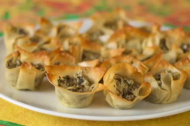 Chevre & Portabello Mushroom Tarts