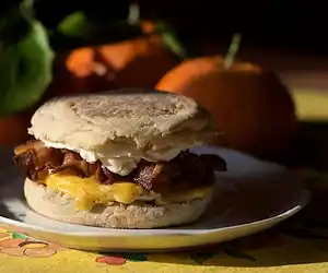 Kicked Up Breakfast Sandwich