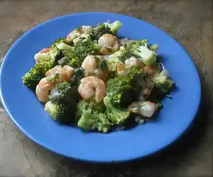 Stir-Fried Shrimp with Broccoli