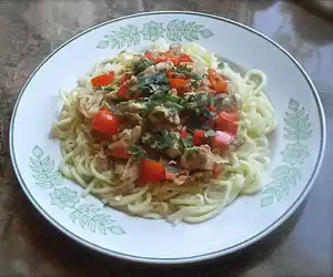 Chicken & Pasta in Ginger Sauce