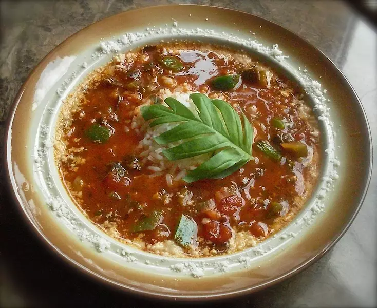 Green Pepper & Tomato Soup