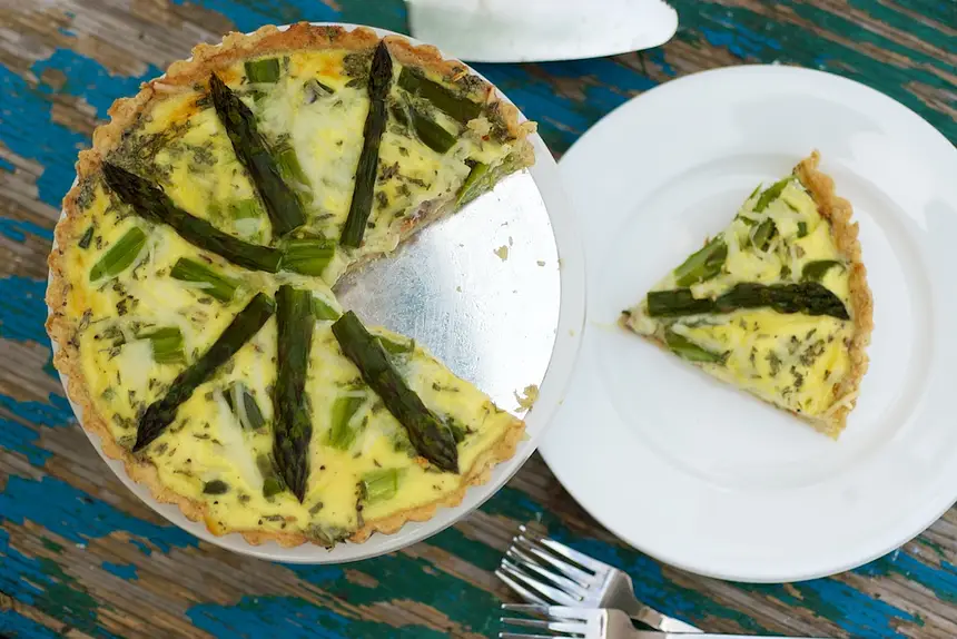 Asparagus & Bacon Quiche