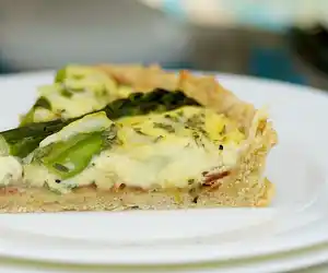 Asparagus & Bacon Quiche
