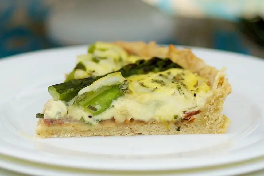 Asparagus & Bacon Quiche