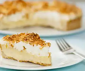 Decadent Coconut Cream Pie with Meringue Topping