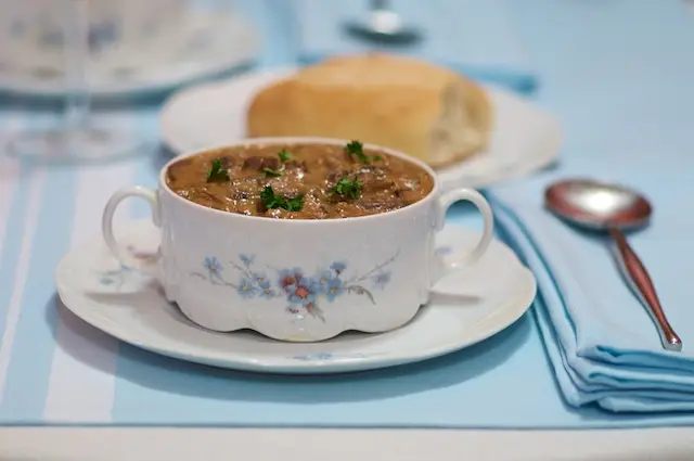 Mushroom Cashew Bisque
