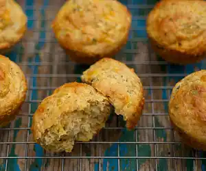 Savory Zucchini Muffins