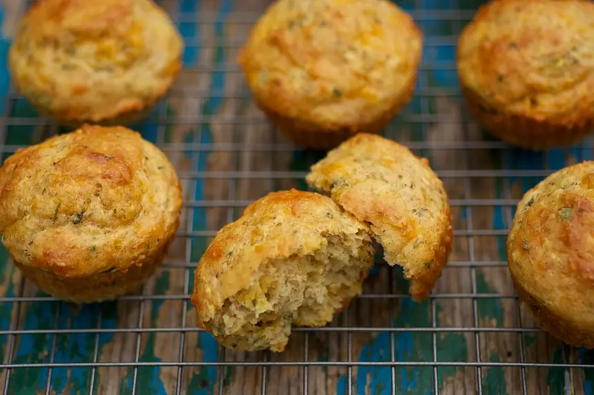 Savory Zucchini Muffins