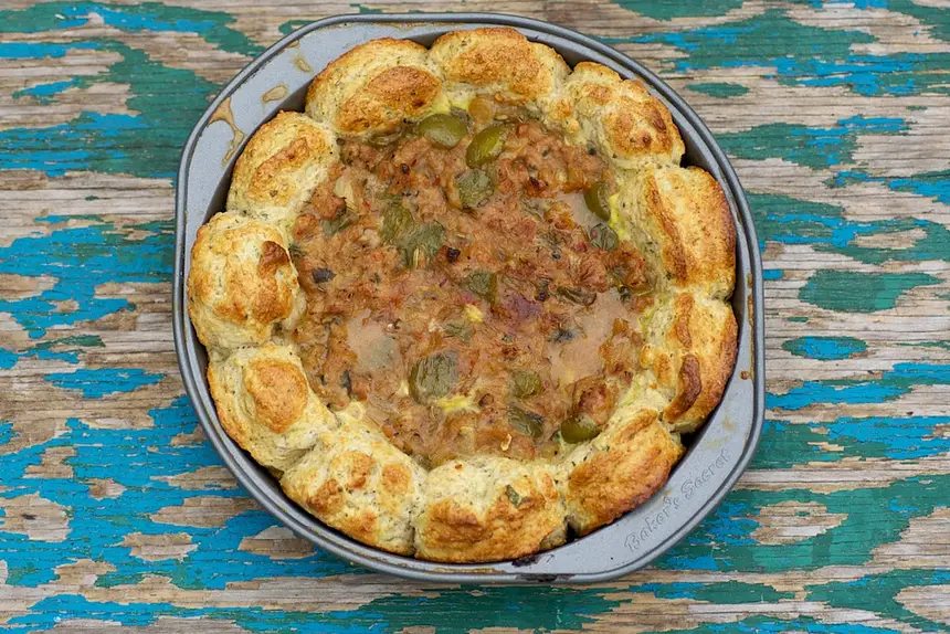 Sweet Italian Sausage Petal Pie